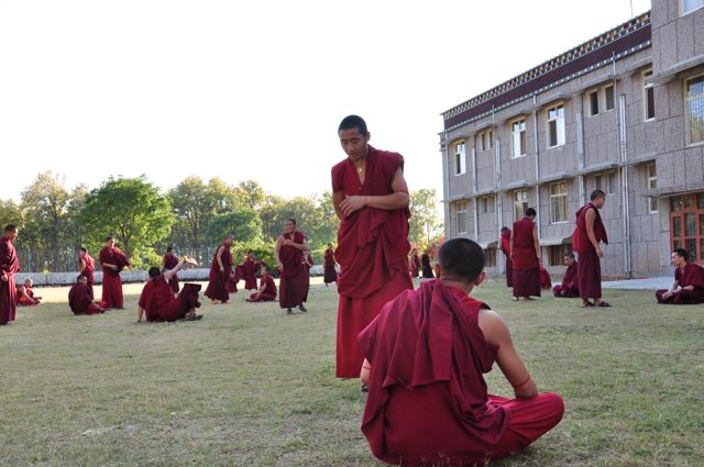 Monks debating